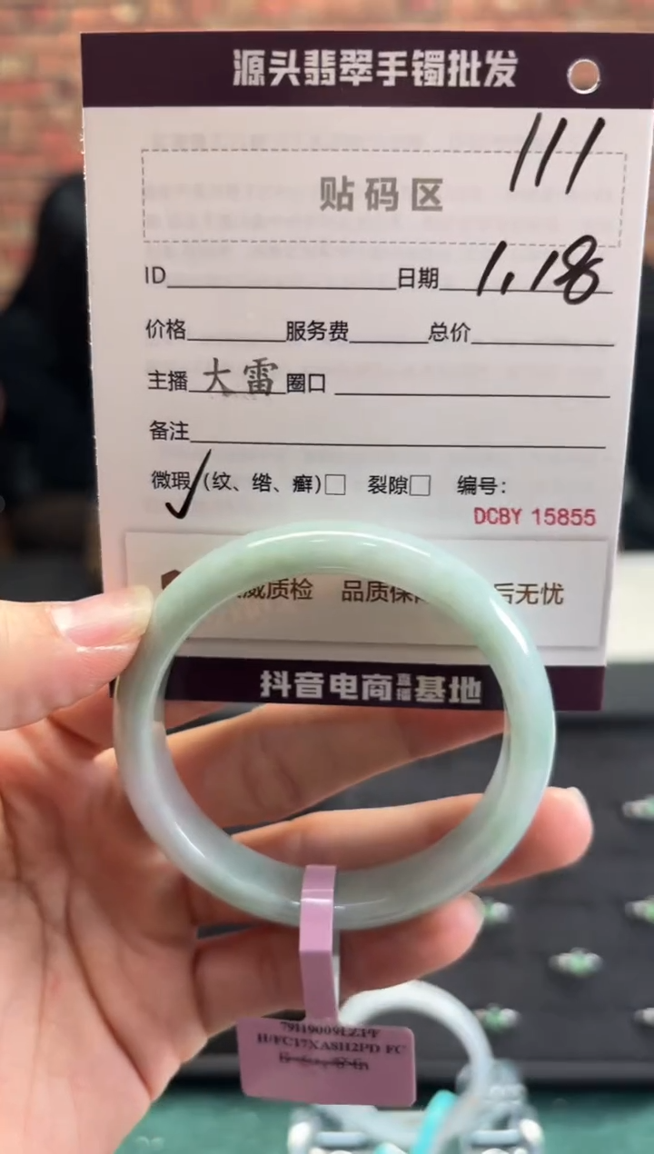 【闪购商品】翡翠手镯未镶嵌111手镯