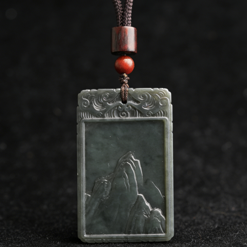 lot10 墨玉靠山牌/DW51216-010039 保利山东