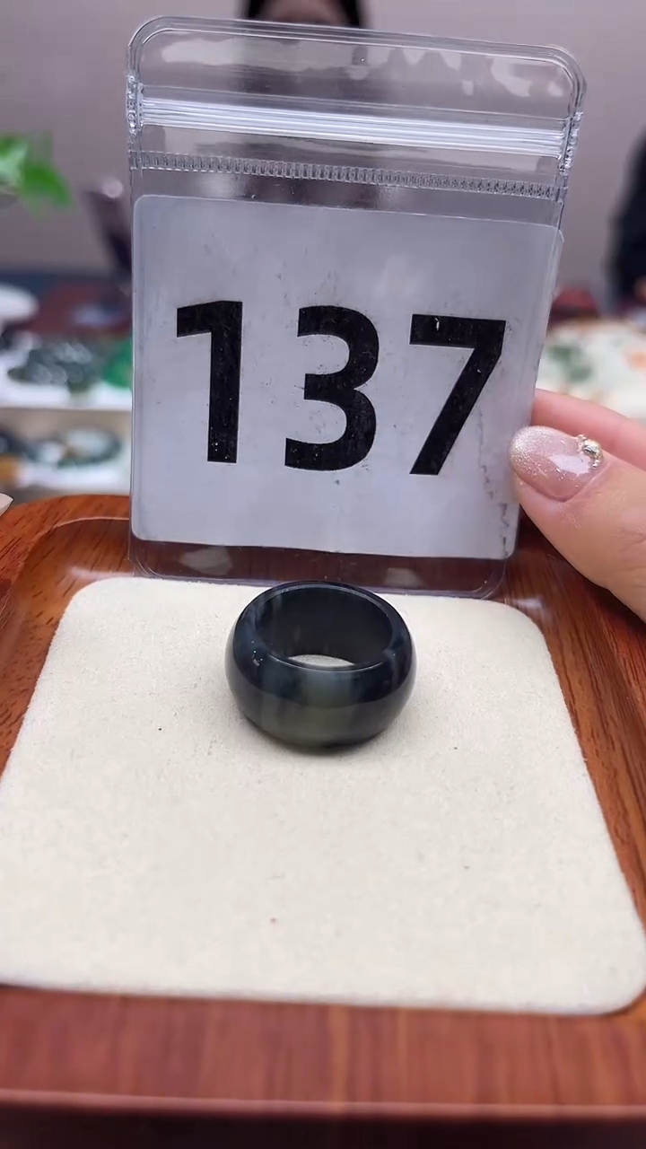 【闪购商品】和田玉戒指未镶嵌港码16号，内径17.6mm