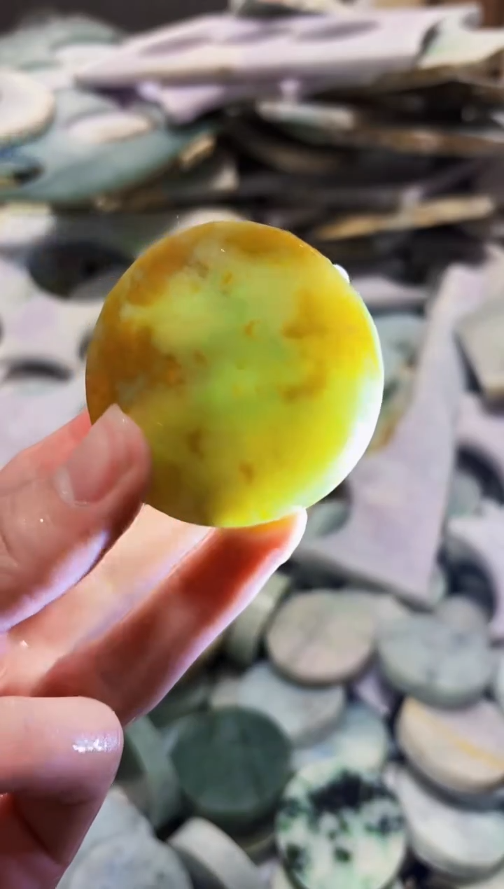 【闪购商品】翡翠颈饰未镶嵌A货白谭1275