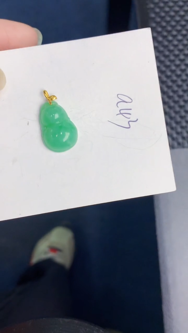 【闪购商品】翡翠颈饰18K金镶嵌000000000