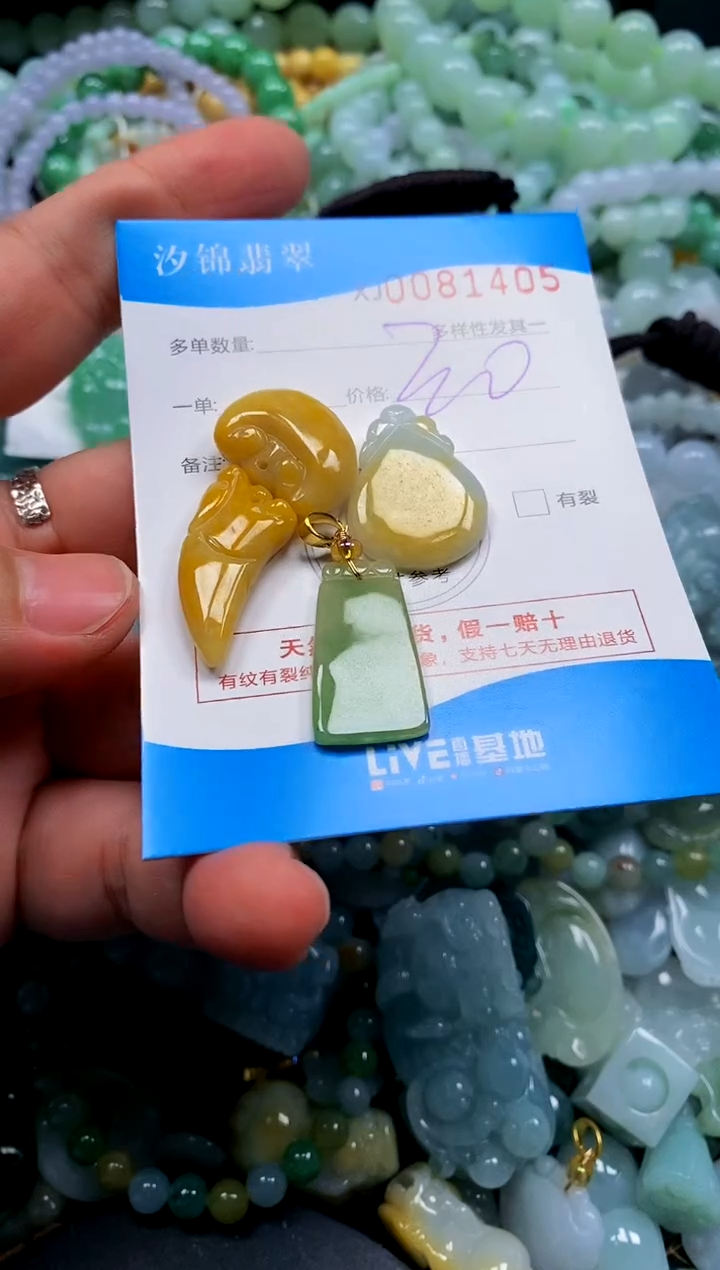 颈饰未镶嵌翡翠闪购商品0081405