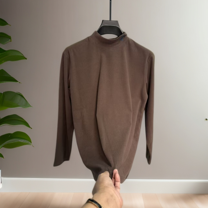 8805 半高领打底卫衣时尚休闲百搭男青年秋冬中领内搭衣长袖上衣