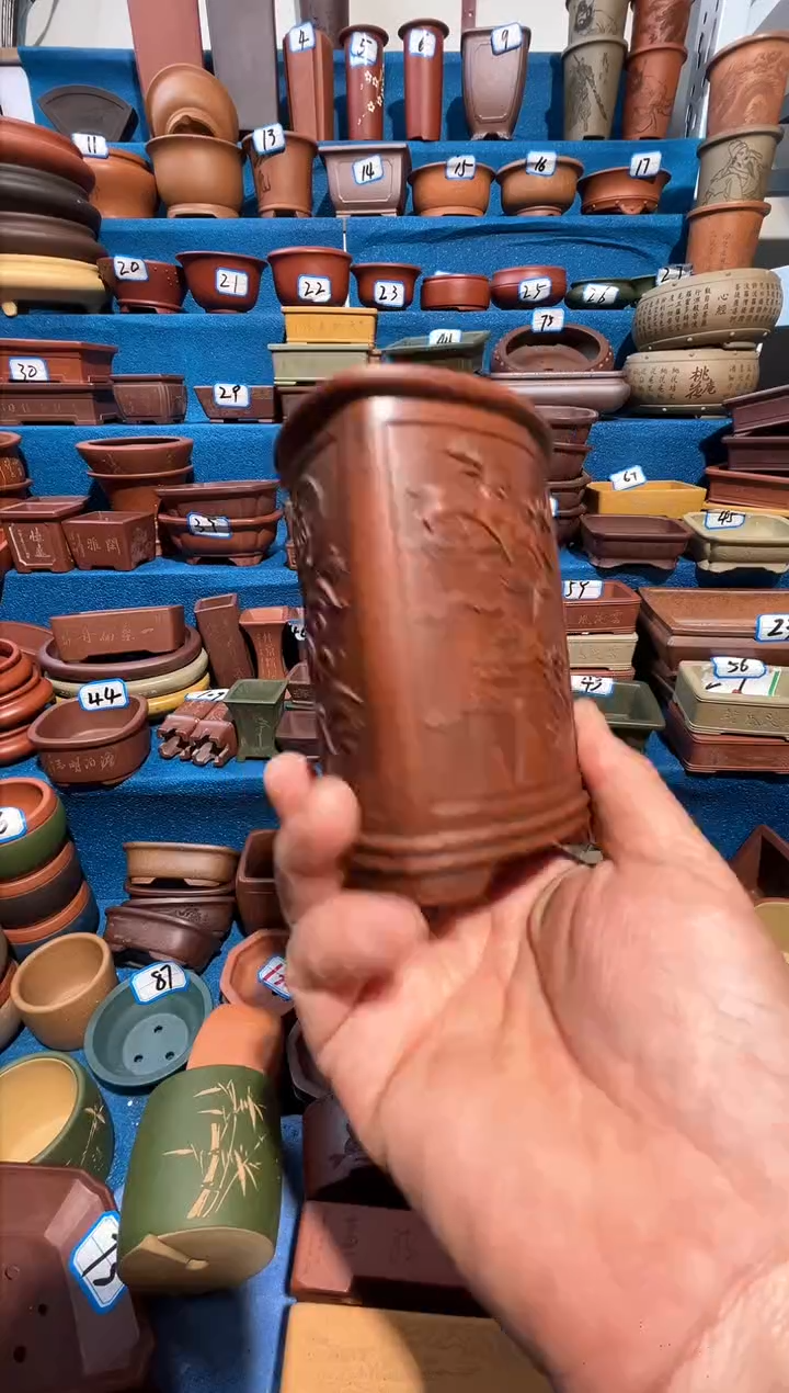 【闪购商品】紫砂紫砂花盆7*11