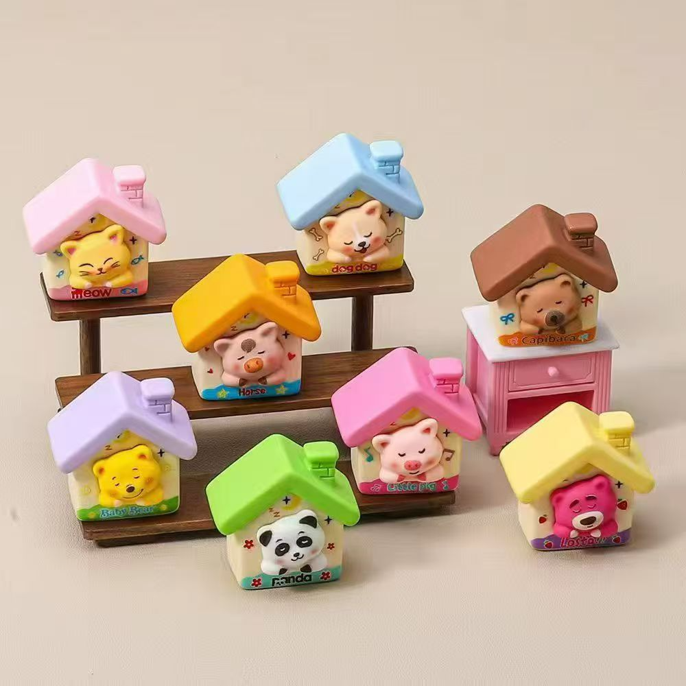 新款动物小窝居家摆件