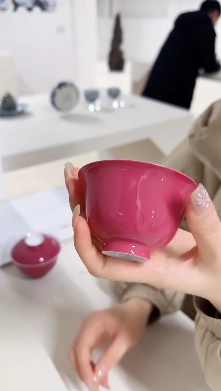 【闪购商品】胭脂红杯子一个一个一个