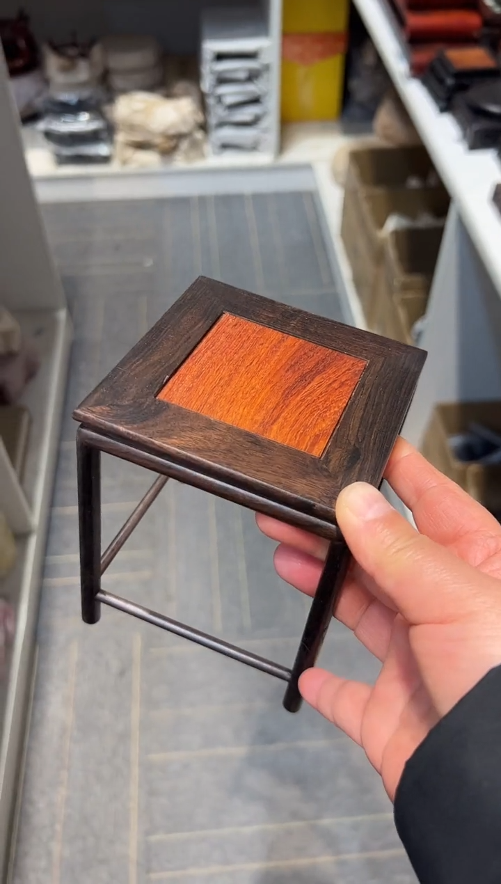 【闪购商品】黑酸枝木类端景台工艺品底座