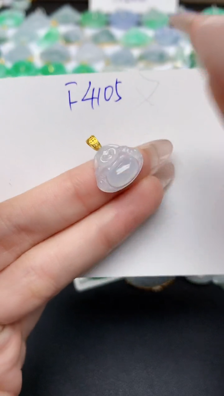 颈饰未镶嵌翡翠天然缅甸A货翡翠百元以上9元证书费自理