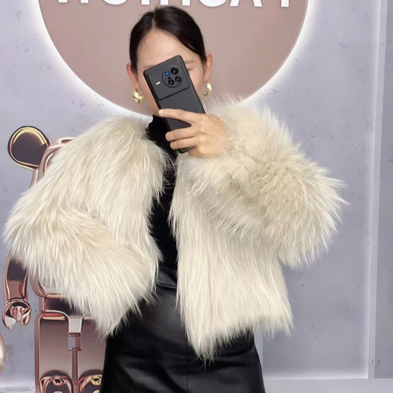编织短款女街头风短外套设计师女装网红宽松百搭