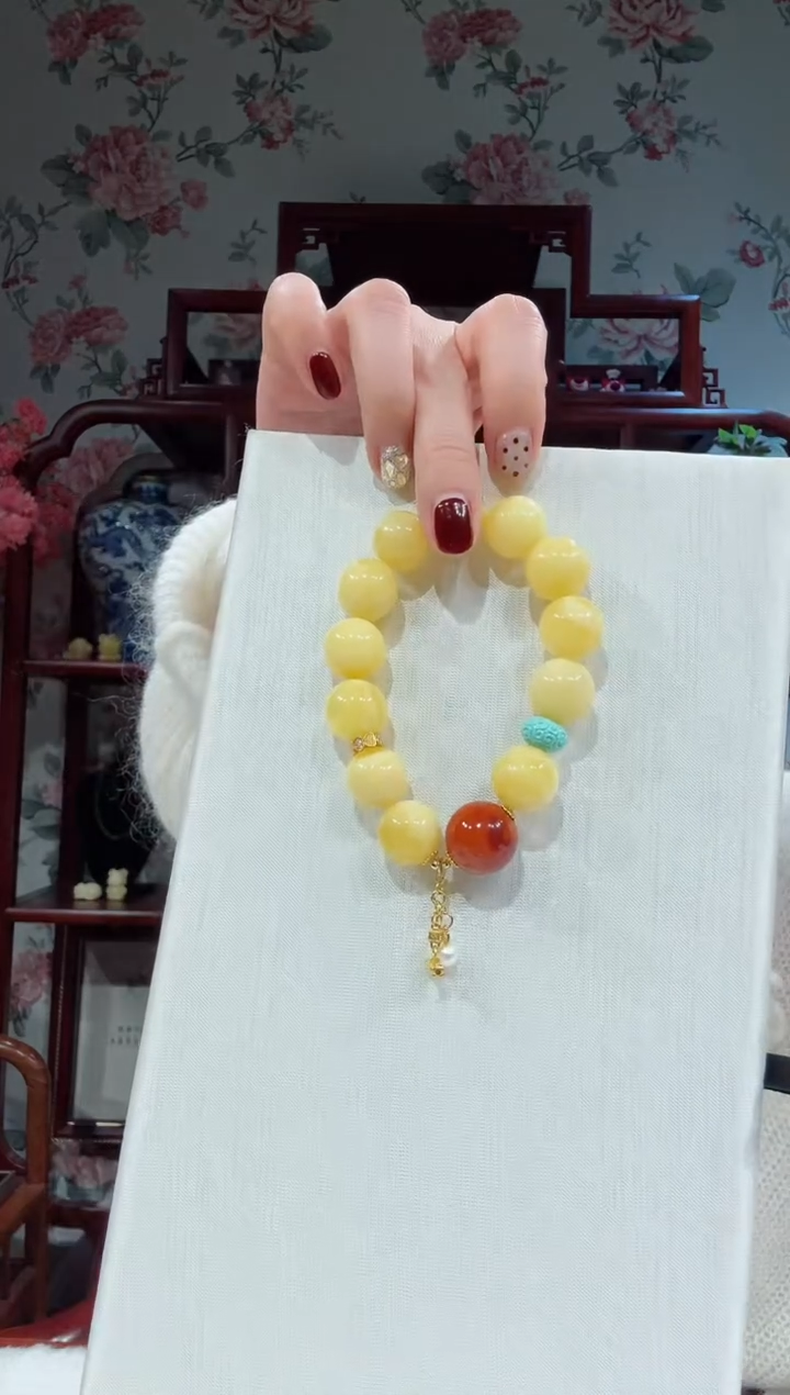 【闪购商品】蜜蜡手串未镶嵌 蜜蜡 手串
