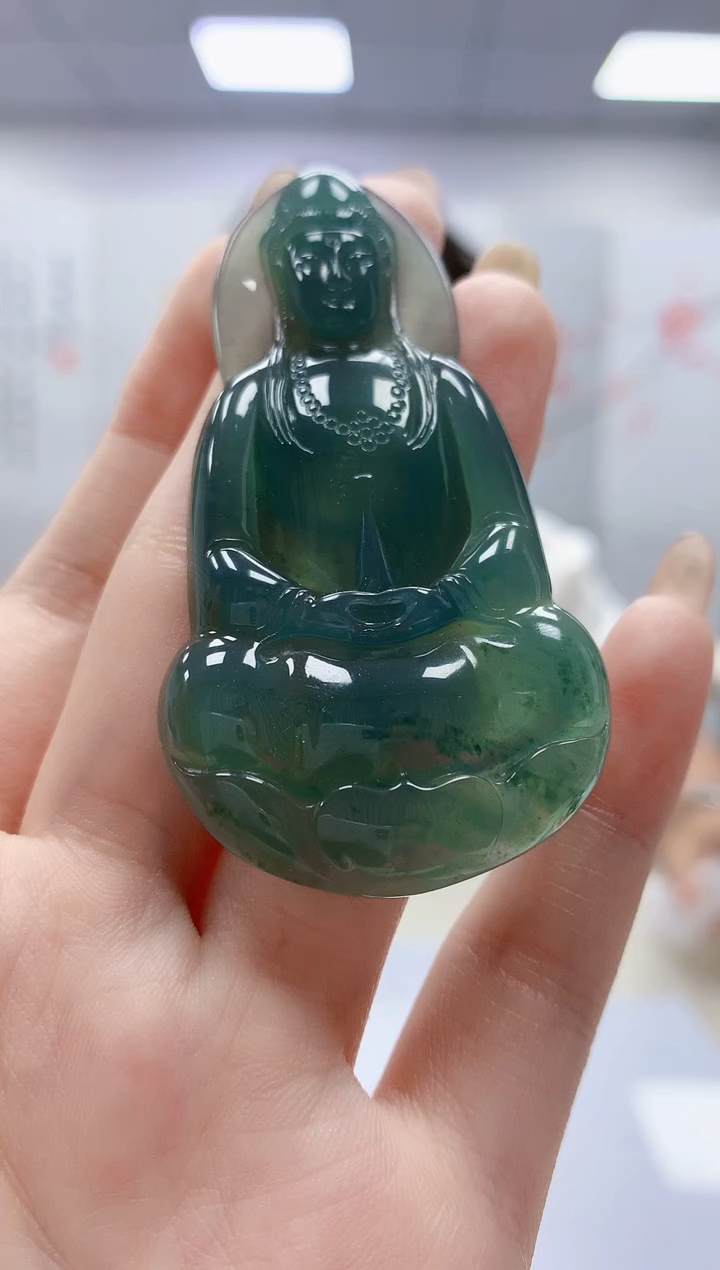 未镶嵌定制翡翠4688jw-毛货挂件183