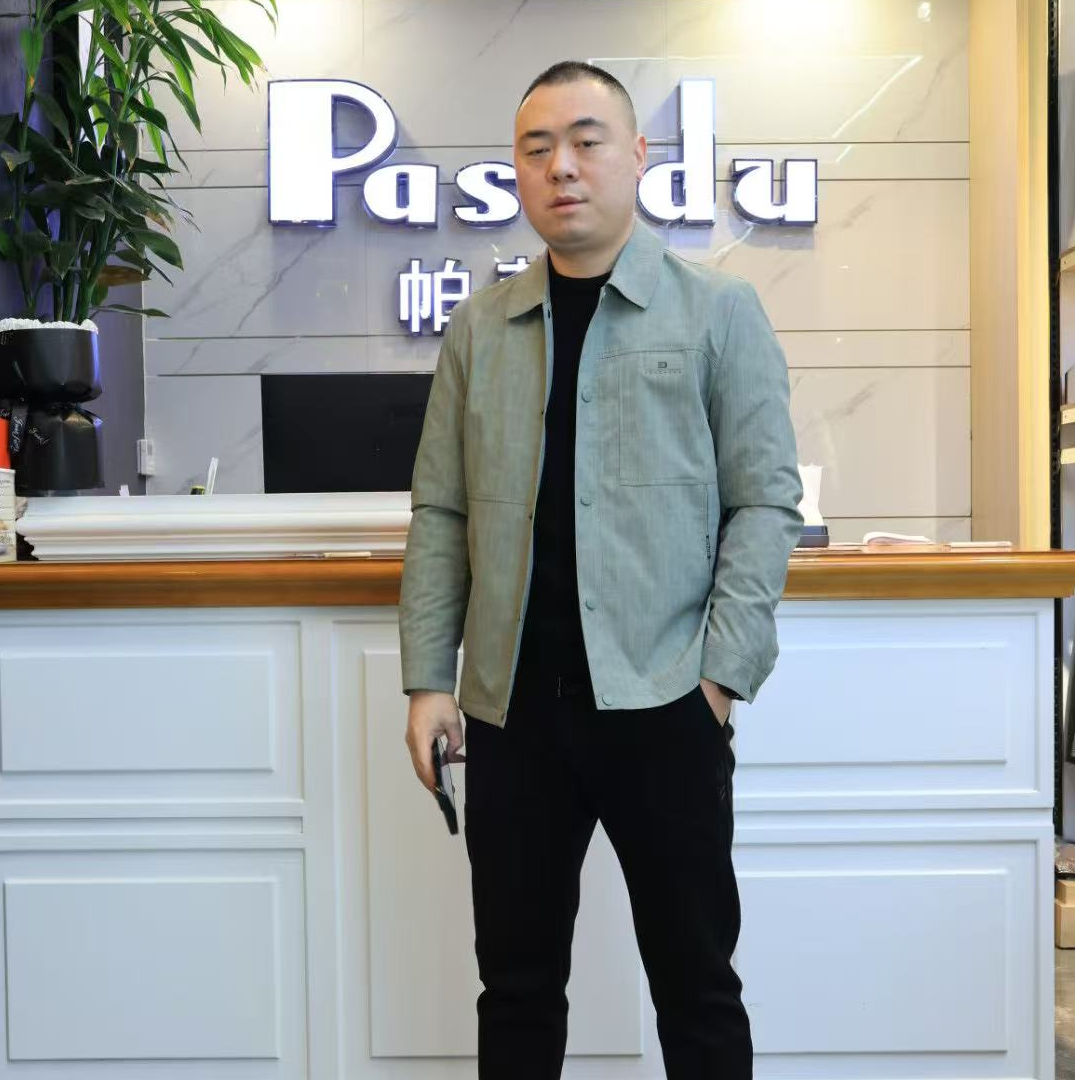帕萨度男士春季商务休闲简约翻领百搭休闲夹克AJ-2509