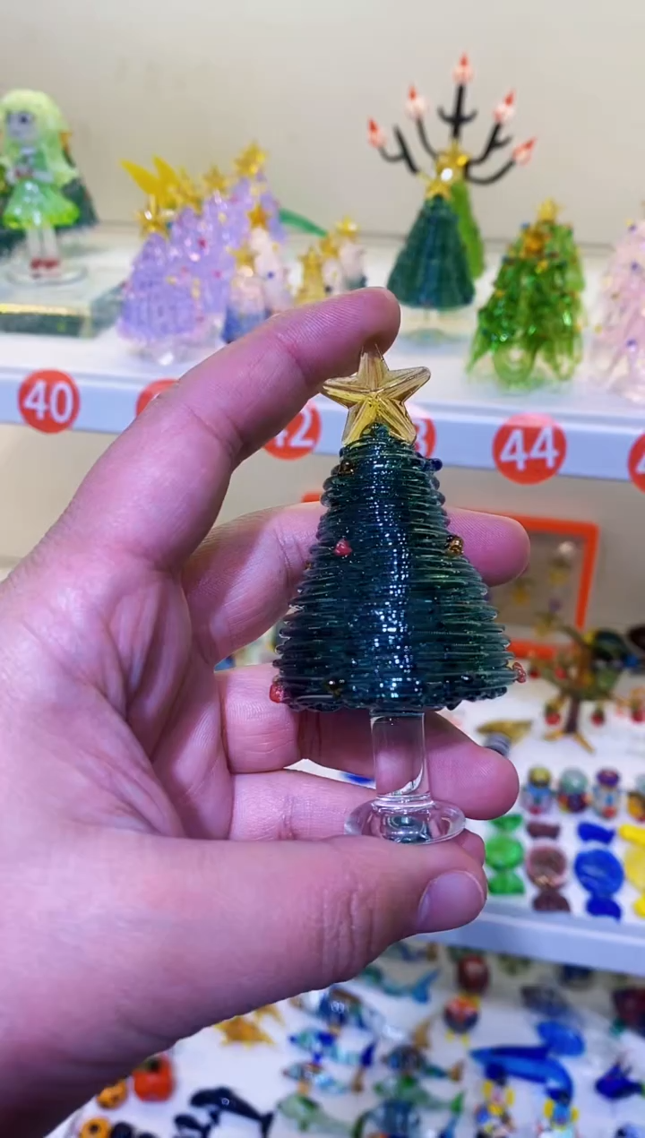 【闪购商品】琉璃手工艺品圣诞树