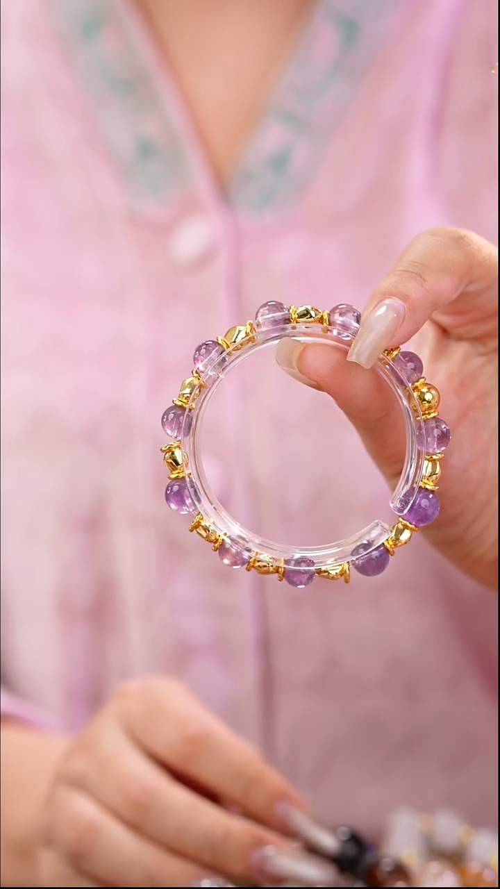 未镶嵌手链水晶水晶手串