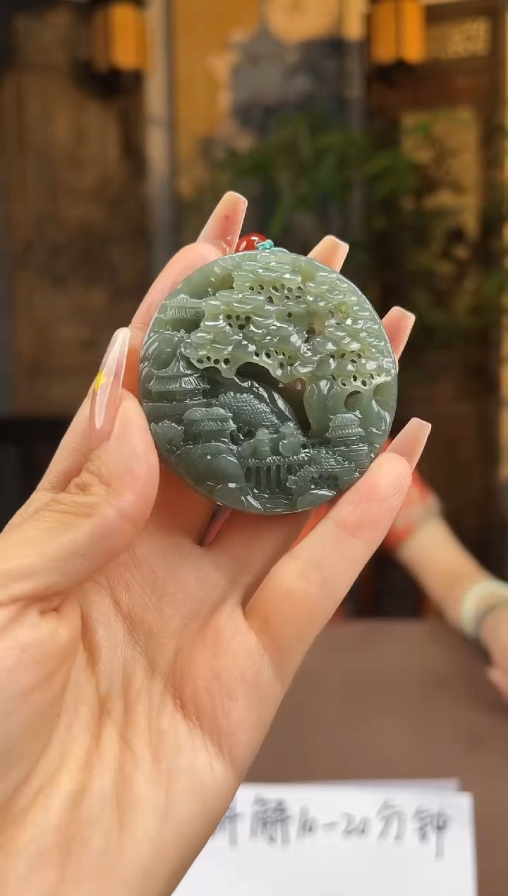 和田玉未镶嵌颈饰S467