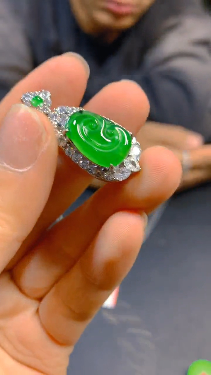 【闪购商品】翡翠吊坠(赠链)未镶嵌0095537371多样性发一