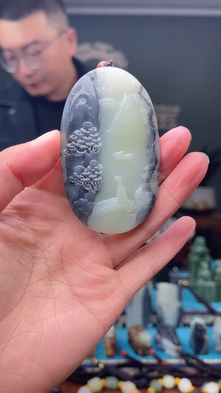 未镶嵌和田玉挂件1