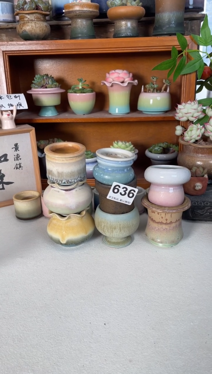 瓷片j***s634微瑕知木小芳花盆