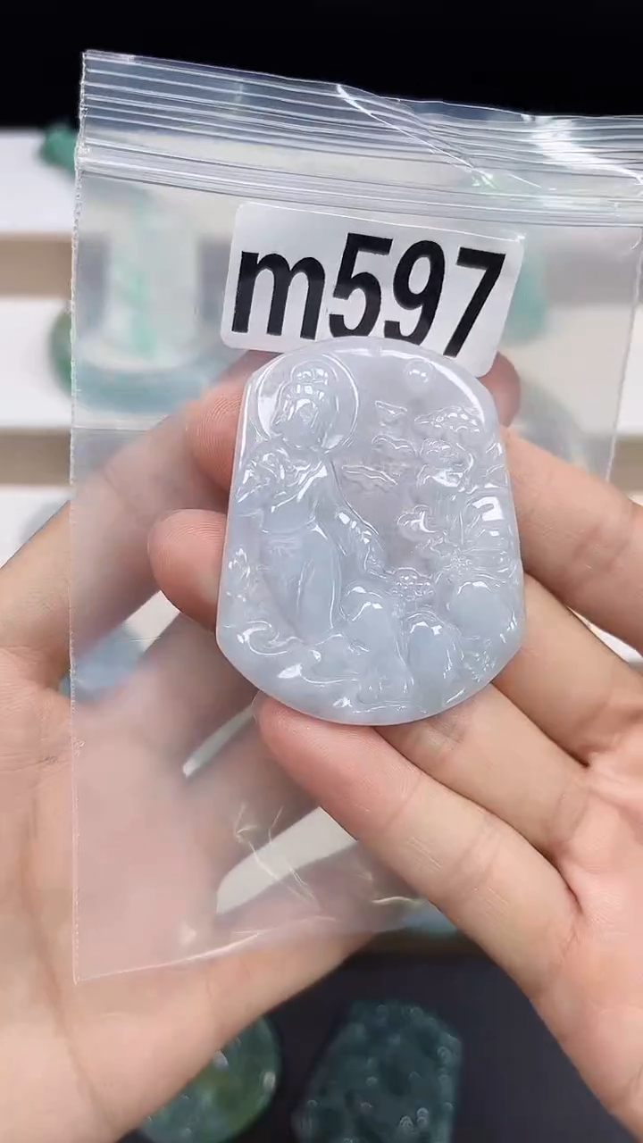 颈饰未镶嵌翡翠翡翠珠宝吊坠挂件