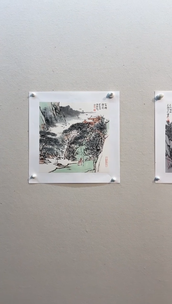 【闪购商品】国画绘画作品1平尺山水