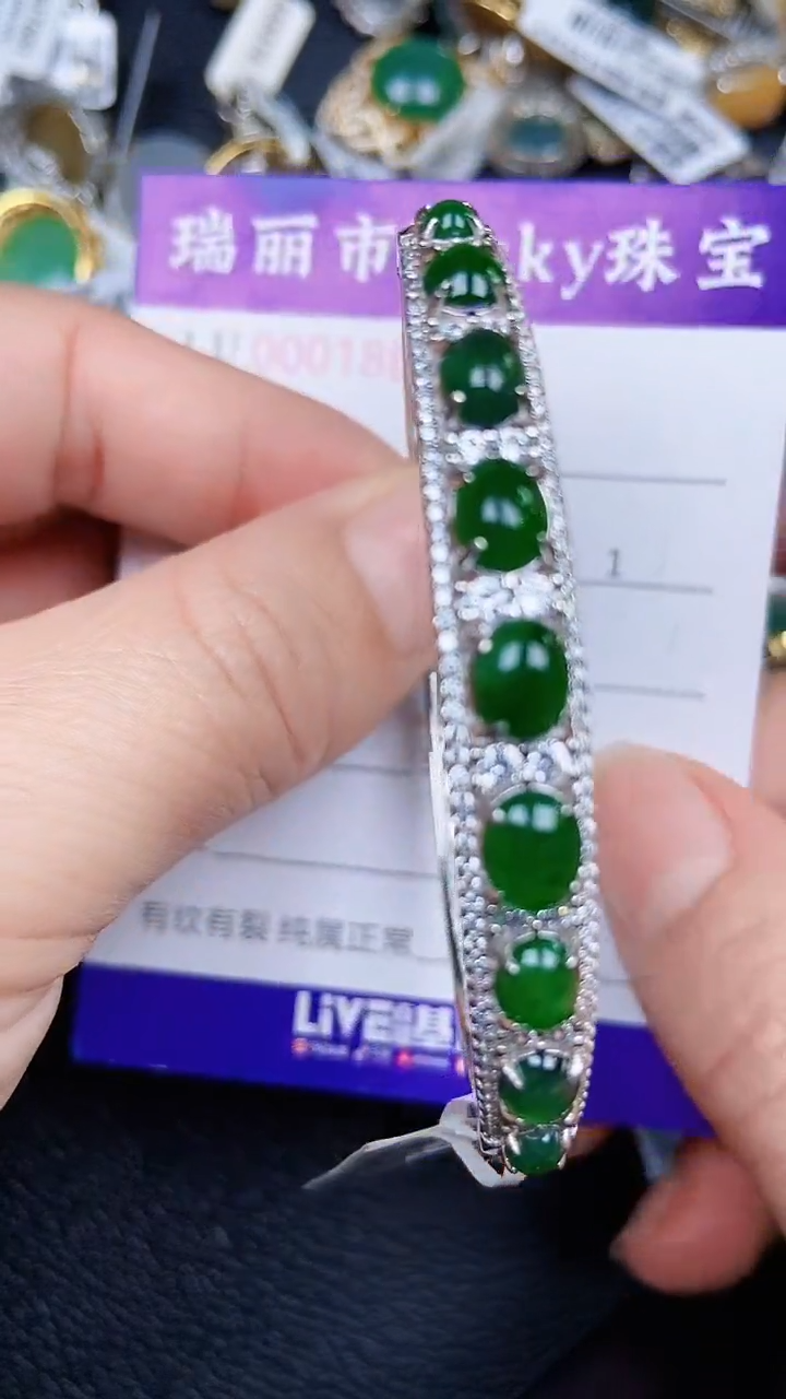 颈饰银S925镶嵌翡翠1869