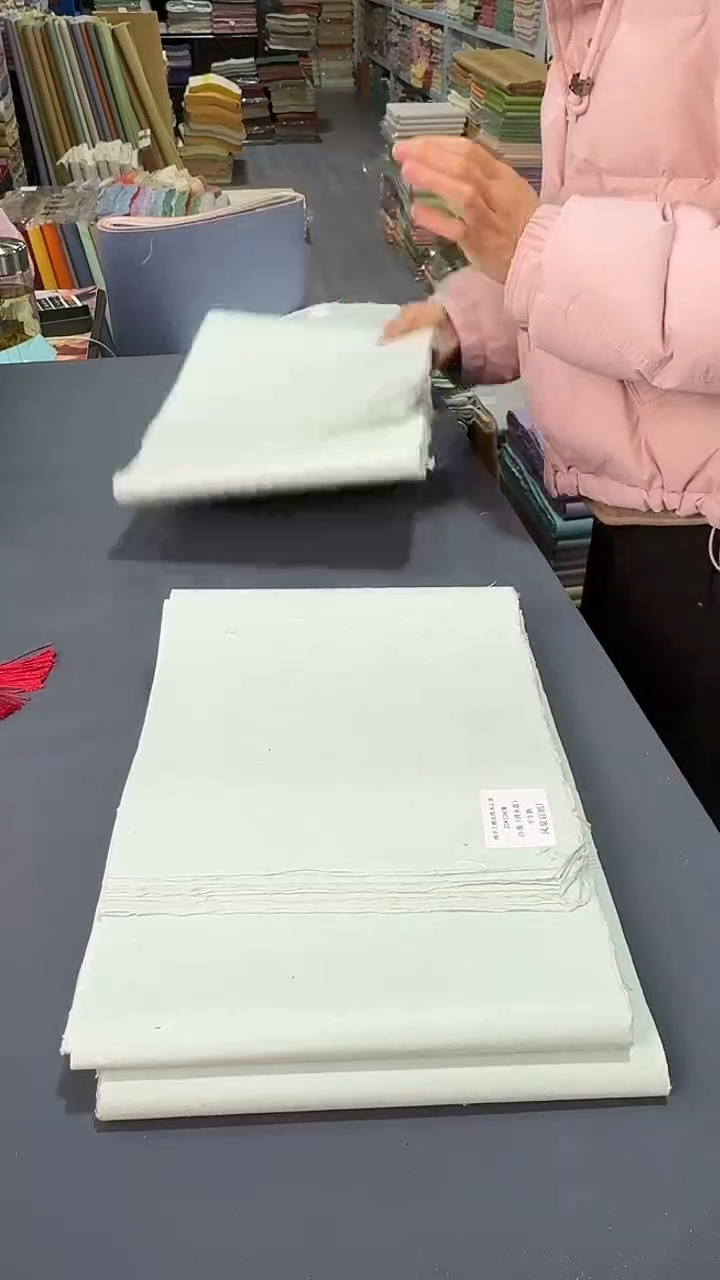 23*138楮皮清水清水蓝25张*2