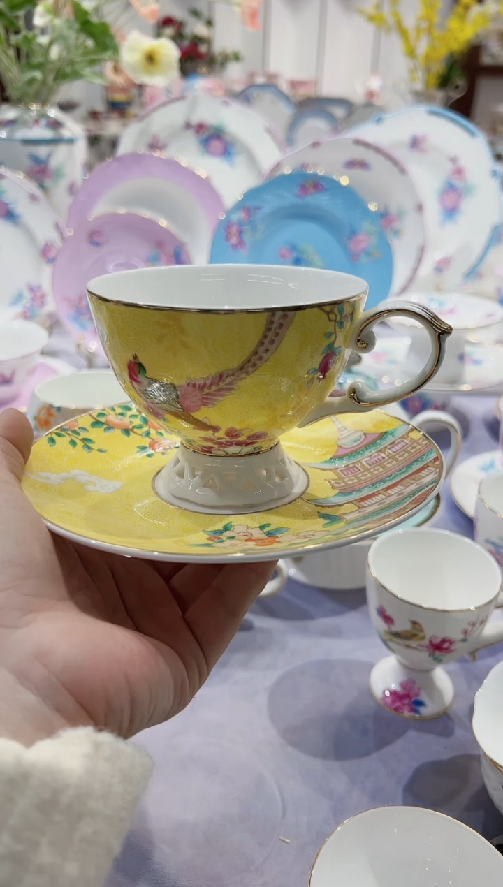 【闪购商品】骨瓷杯碟·