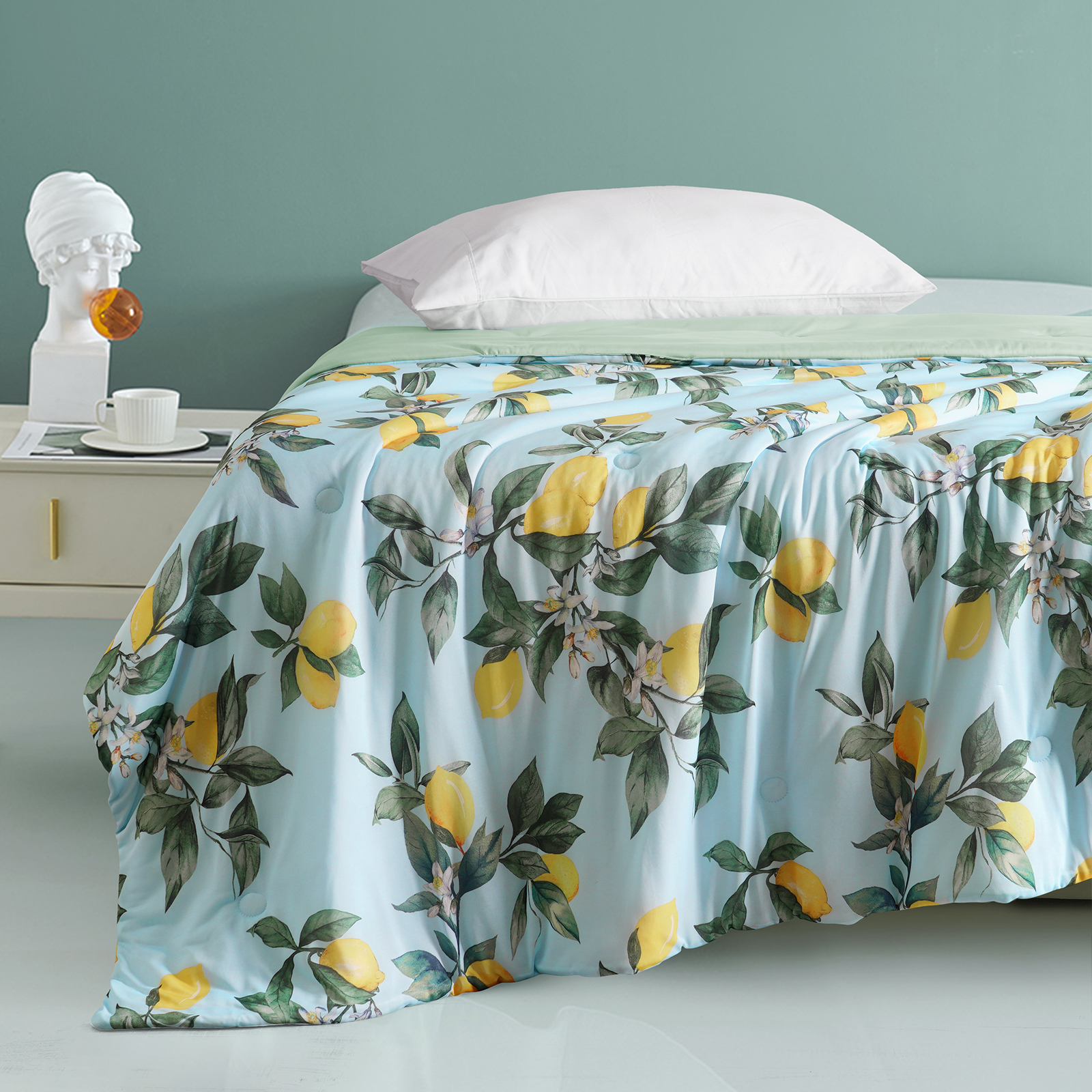 【正品-柠檬凉感夏被】外贸出口 双面凉感 舒爽一夏 夏凉被