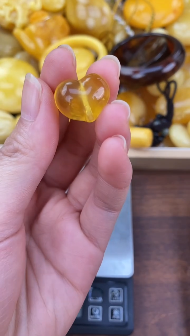 裸石琥珀未镶嵌天然琥珀蜜蜡