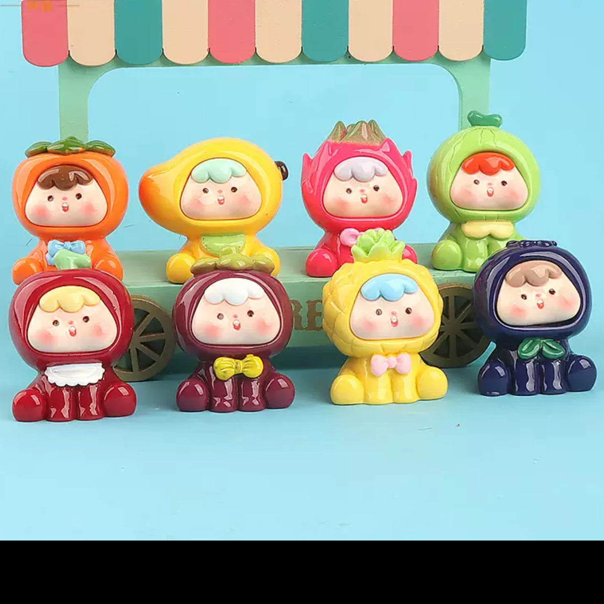 四代立体树脂水果崽崽网红卧室桌面摆件电视柜书桌装饰品创意可爱