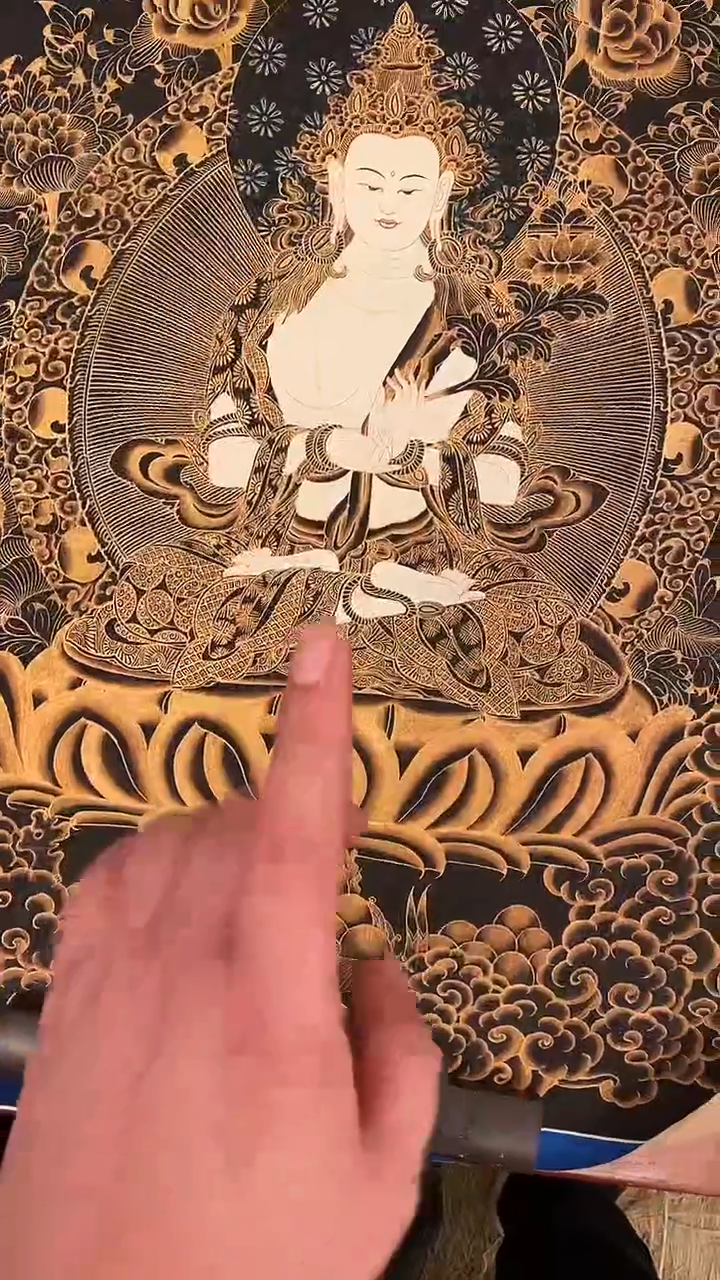 装裱画精美唐卡tk16116