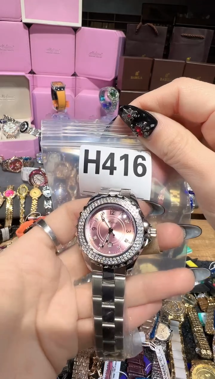 石英机芯不锈钢不锈钢直播定闪专用