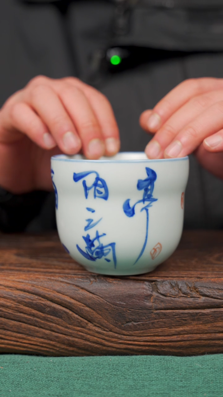 【闪购商品】瓷片48景德镇手绘釉下彩