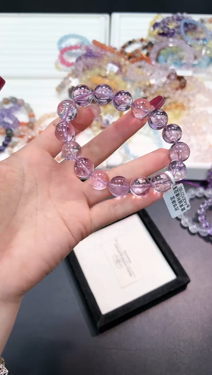 【闪购商品】水晶手串未镶嵌13b多样性发其一/1条默认微瑕
