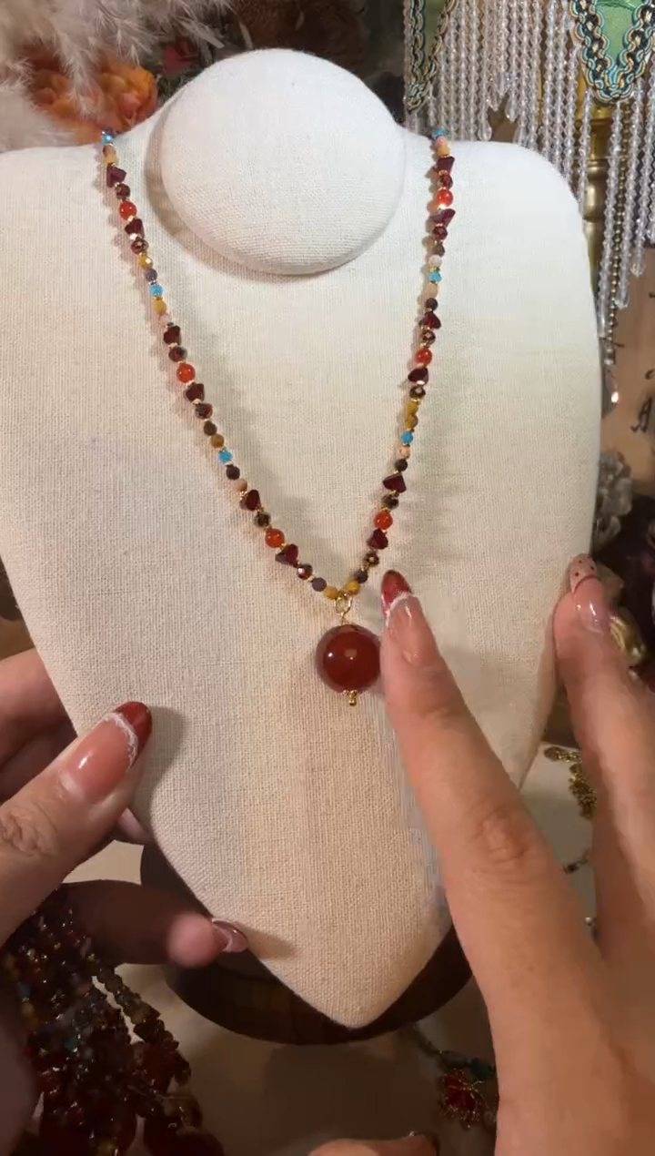 未镶嵌项链玛瑙/玉髓015