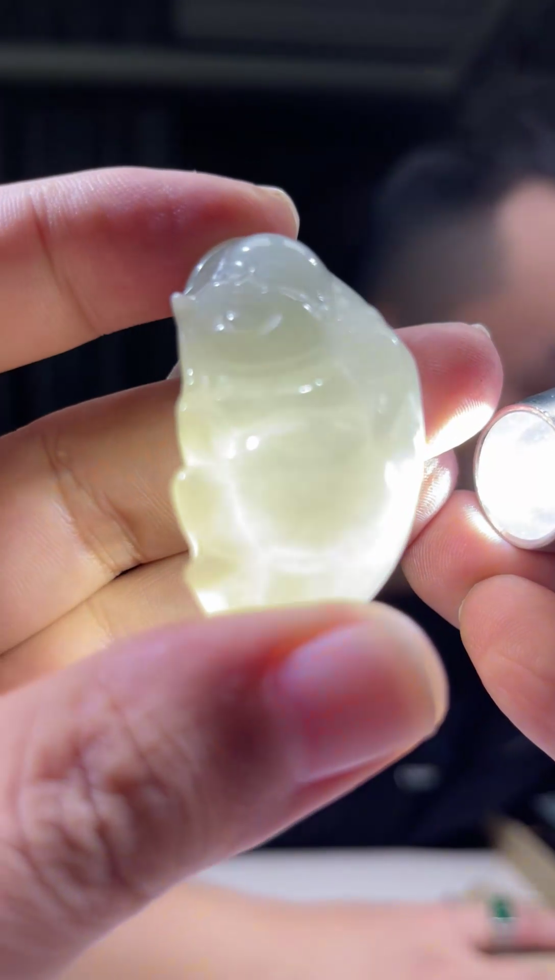 【闪购商品】翡翠颈饰未镶嵌天然翡翠(多样性发)布袋佛