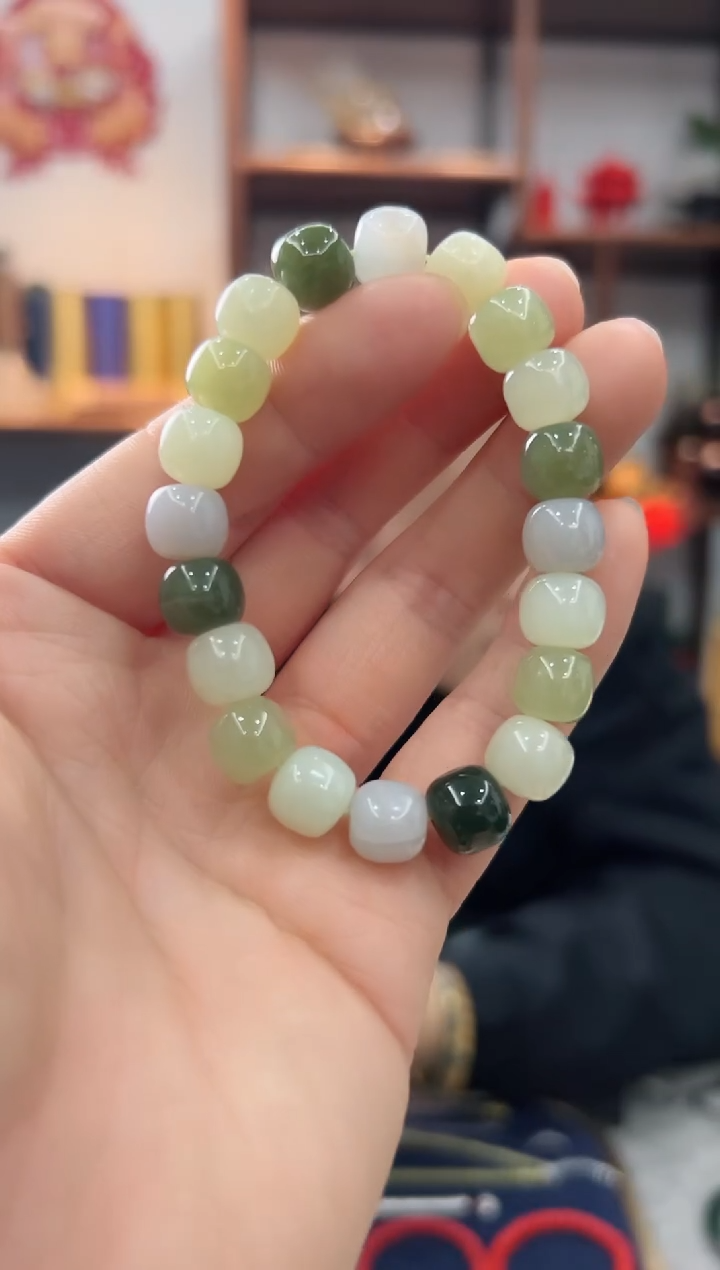 【闪购商品】和田玉手串未镶嵌多宝手串-511452