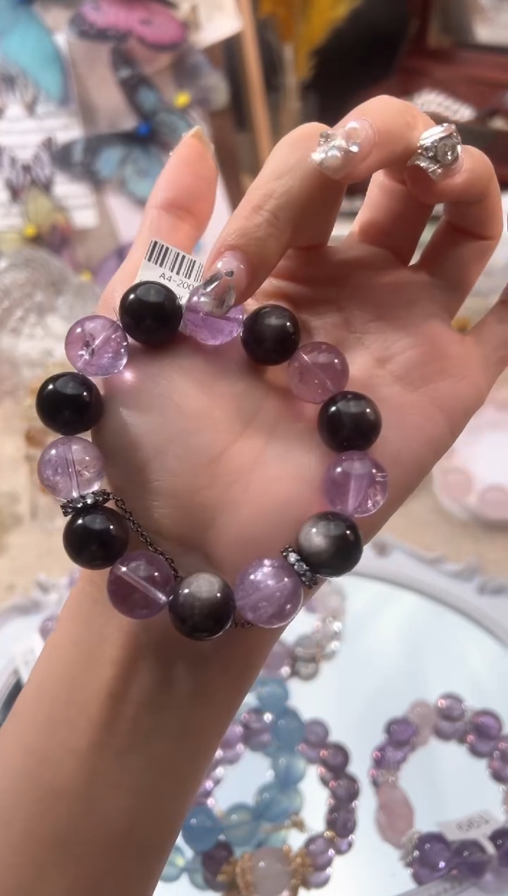 【闪购商品】水晶手链未镶嵌多样性发货发其一颜色微差