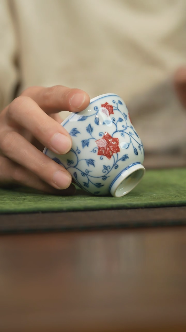 【闪购商品】杯柴窑青花破价福利