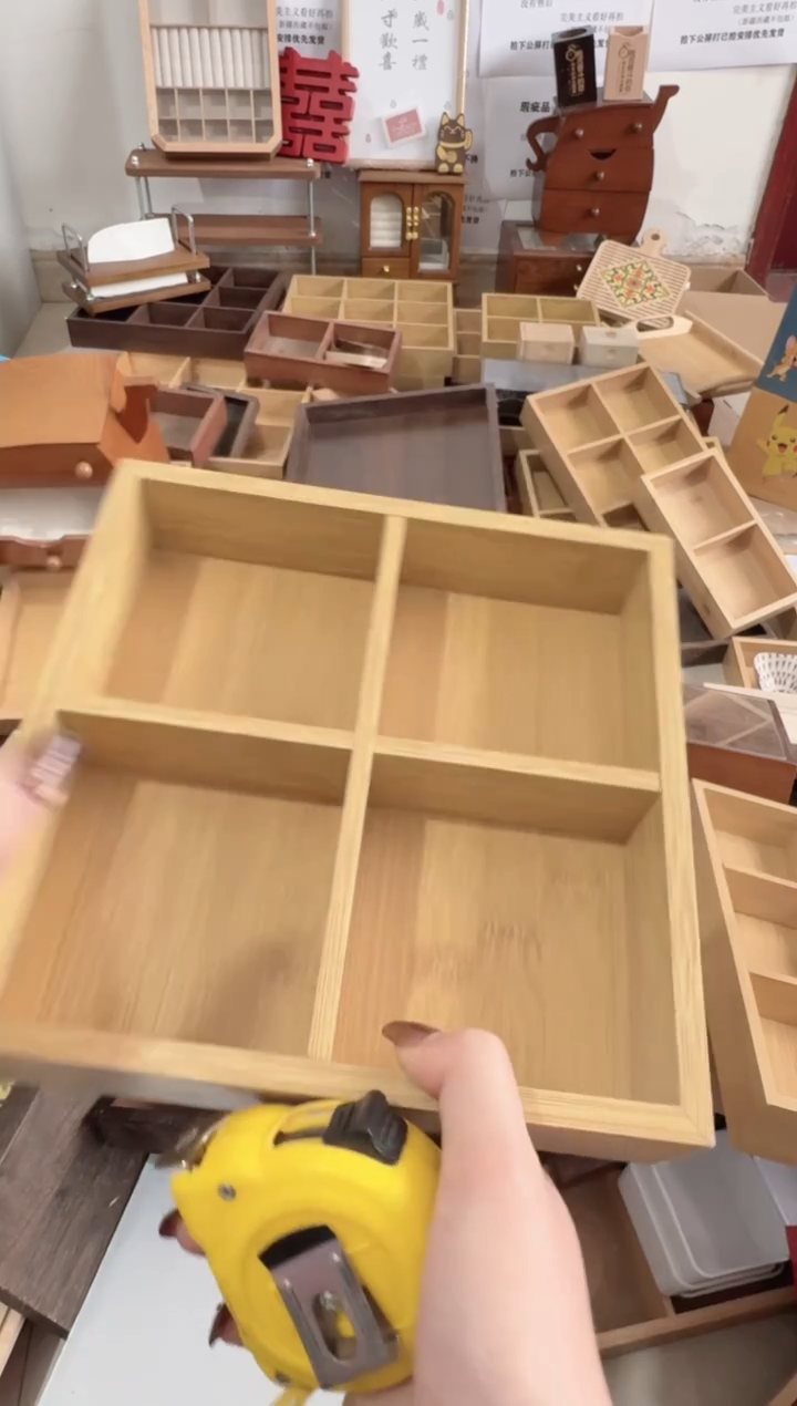 20*20原木色四宫格微瑕拍下不退不换无售后