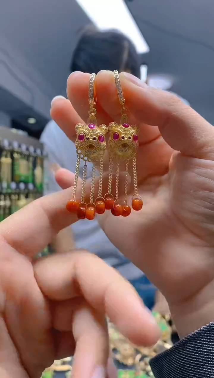 【闪购商品】翡翠耳饰合金0250翡翠耳包