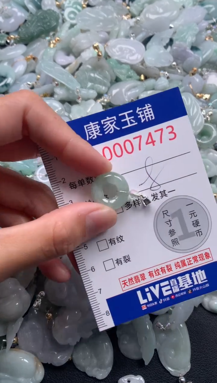 颈饰未镶嵌翡翠7473