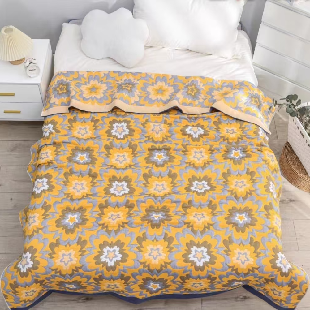 【朱总严选】双层纱高端大盖毯