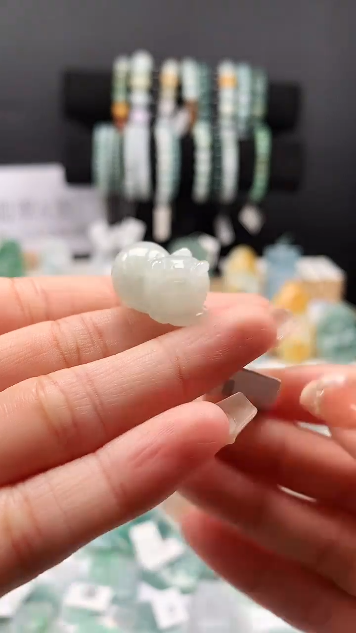 吊坠(不含链)未镶嵌翡翠121小猪