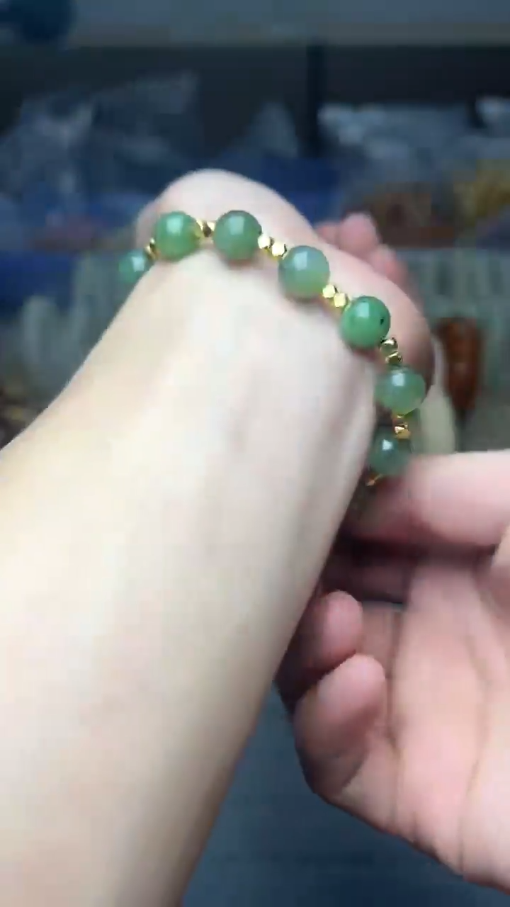 【闪购商品】查罗石手绳合金手串