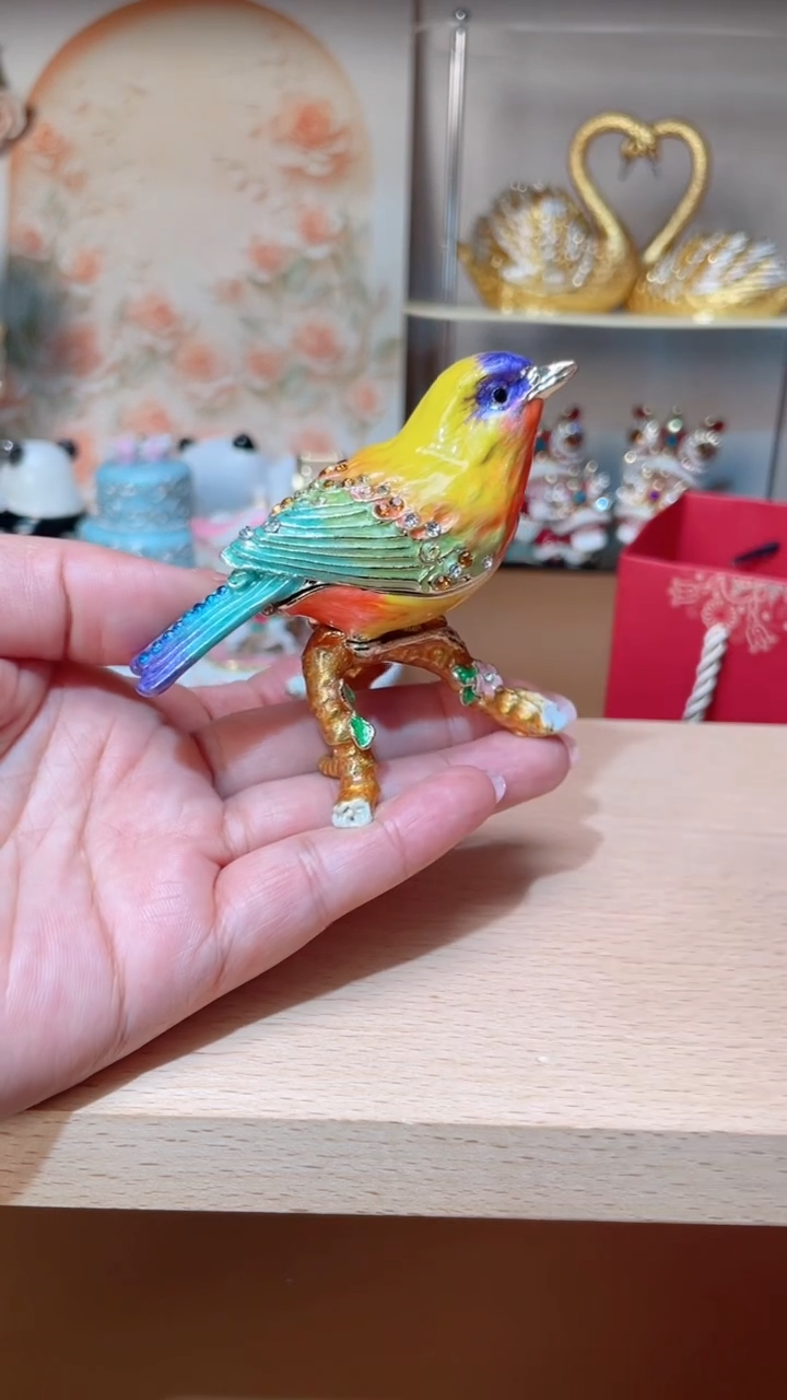 【闪购商品】易尚宝珐琅彩首饰盒