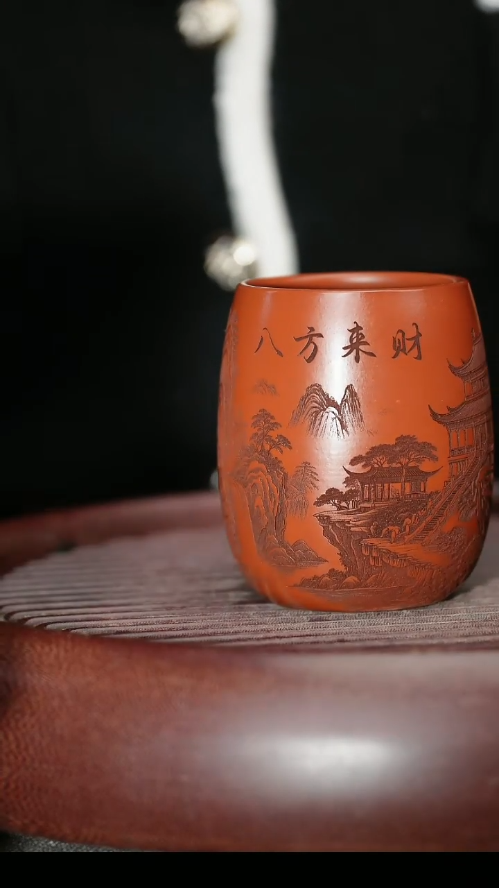 茶杯紫砂紫砂主人杯福利放漏