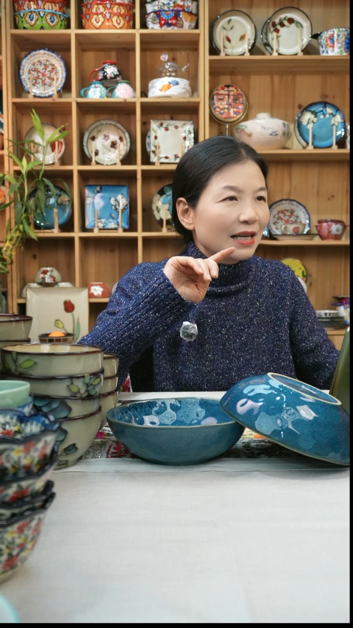 瓷片小可陶瓷高温 两只大碗