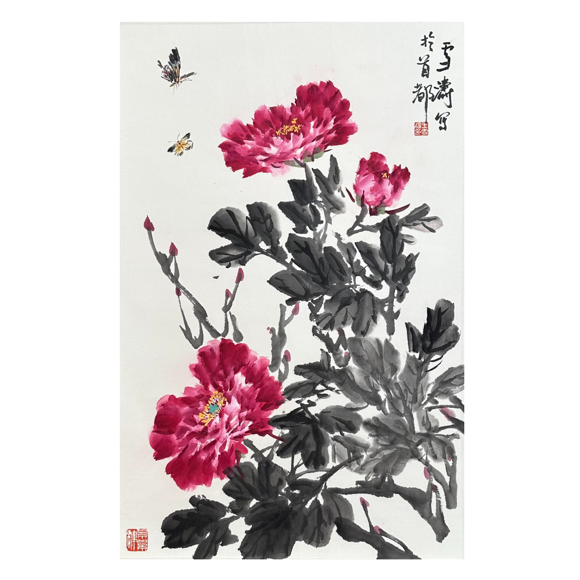 W-J-515 花鸟 44cm×67cm 镜心