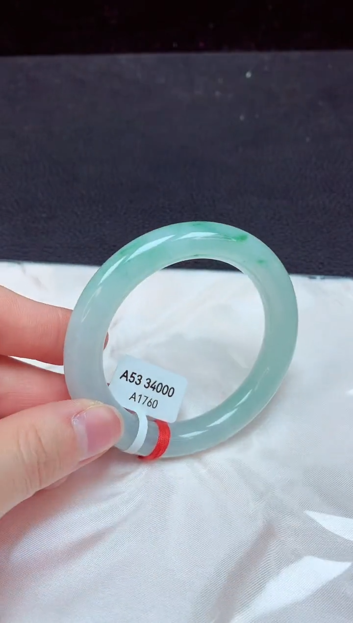 翡翠手镯未镶嵌镯子053+